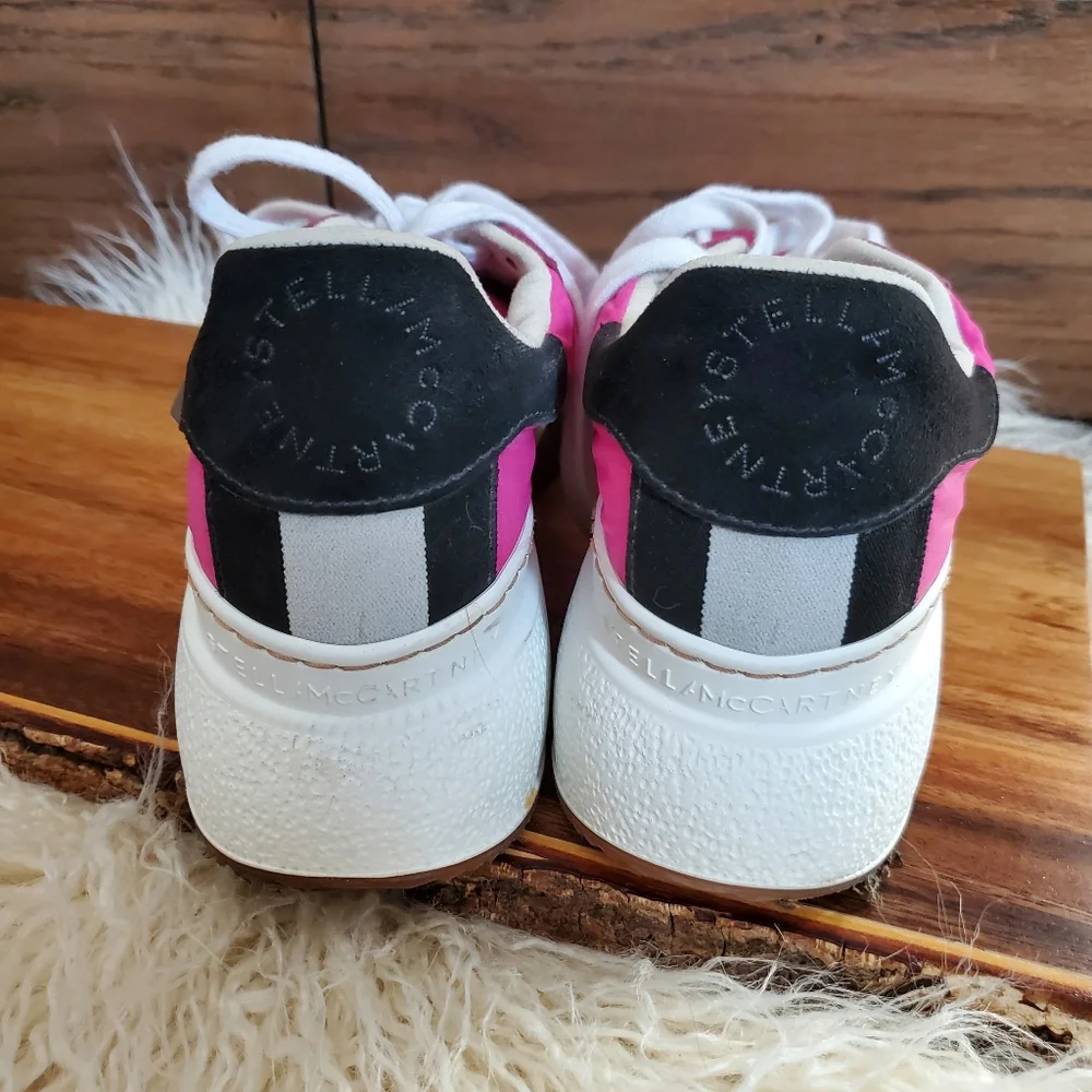 LAST CHANCE Stella McCartney Platform Nylon Sneakers - Picture 5 of 5